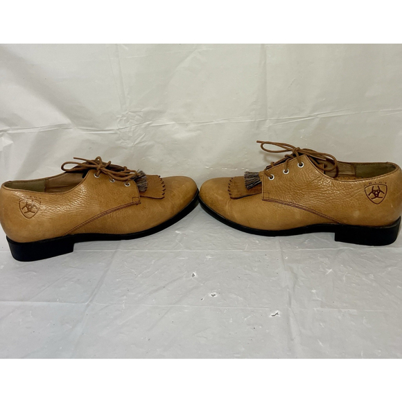 ARIAT Western Jamie Leather Kiltie Oxfords Tassels Shoes Women's Size 8.5 - Picture 13 of 16